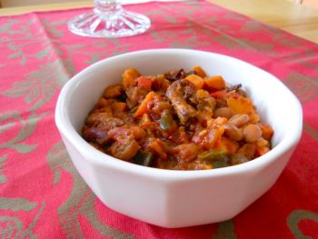 Mushroom and Sweet Potato Chili